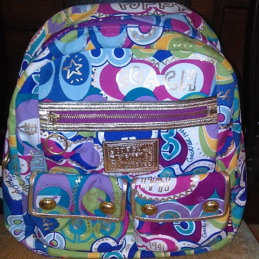 Coach poppy backpack
